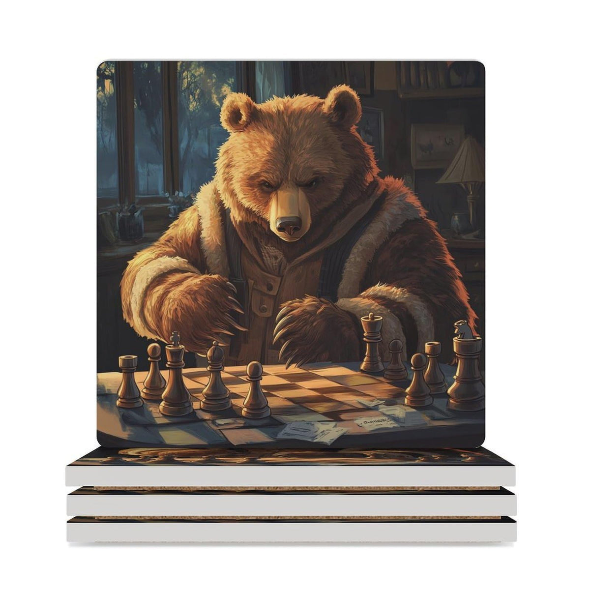 Ceramic Coasters Set B483343