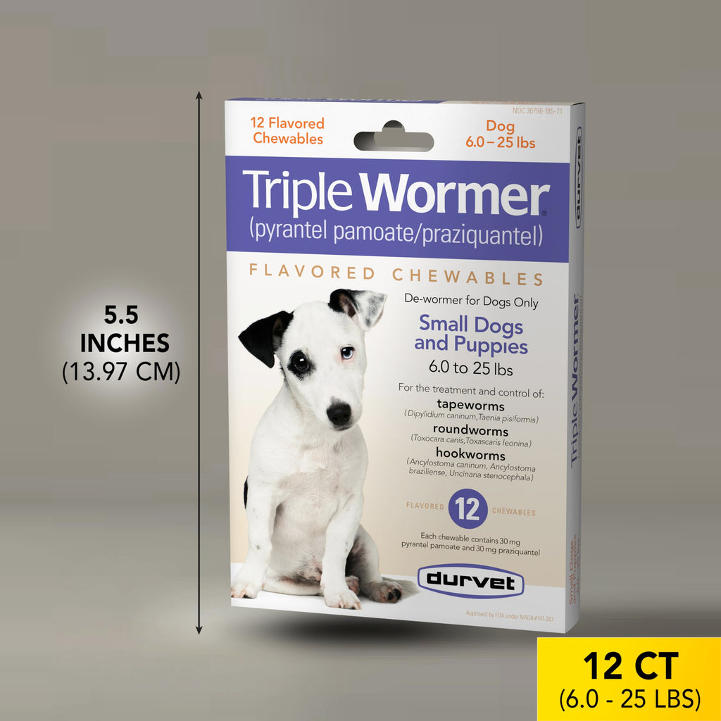 Triple Wormer Tablets for Puppies and Small Dogs W944