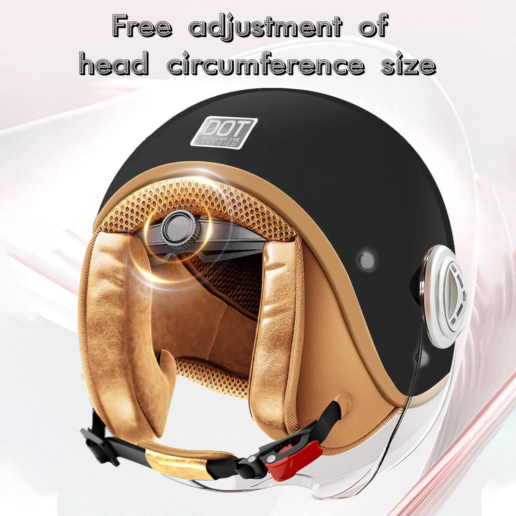 Kids 3/4 Open Face Motorcycle Helmet R6654