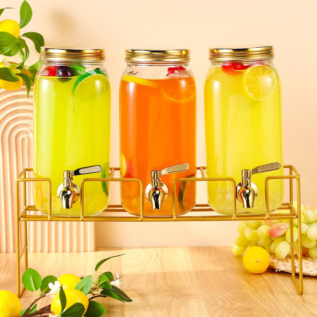 80 oz Glass Beverage Dispenser with Stand U46611