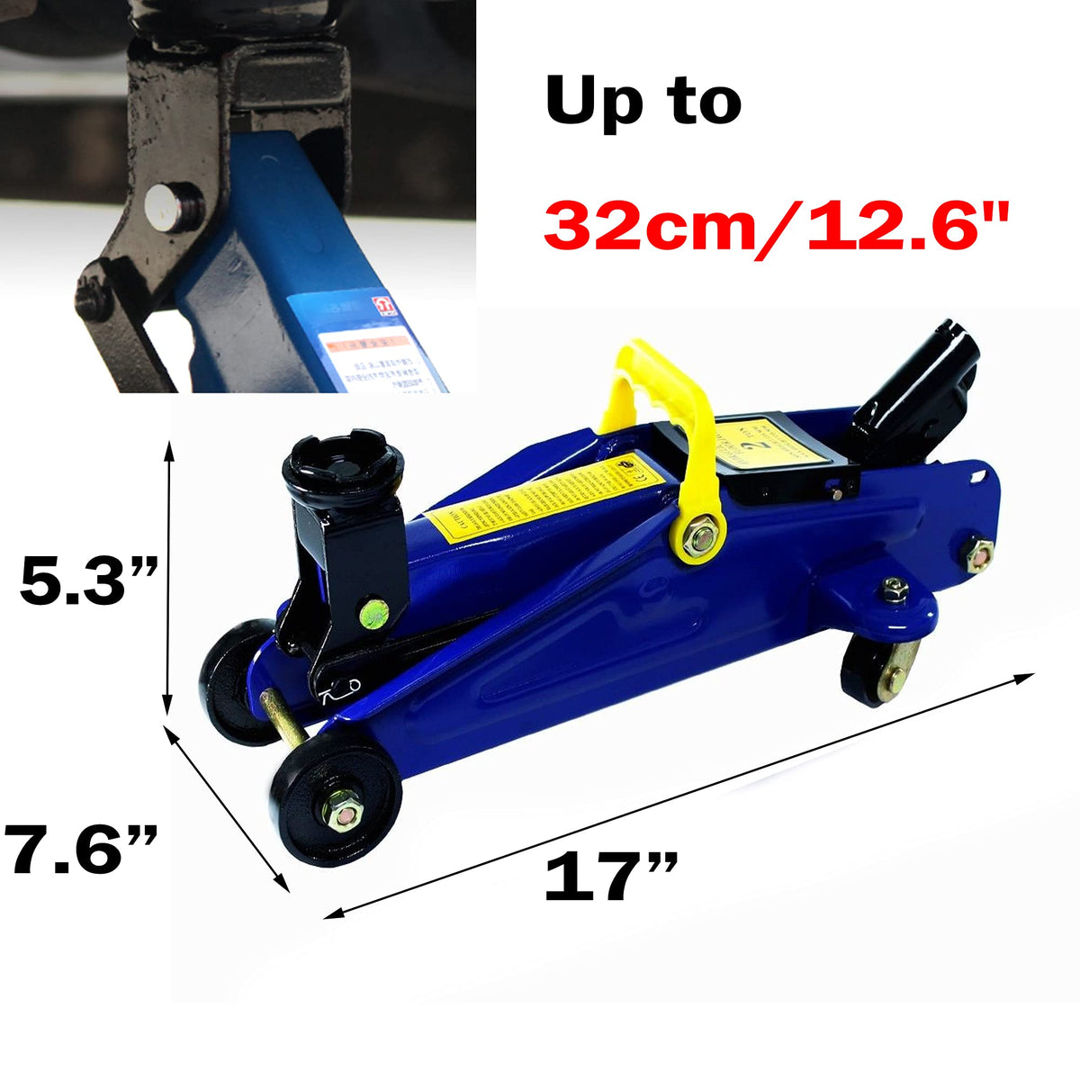 2 Ton Low Profile Steel Floor Jack R413793