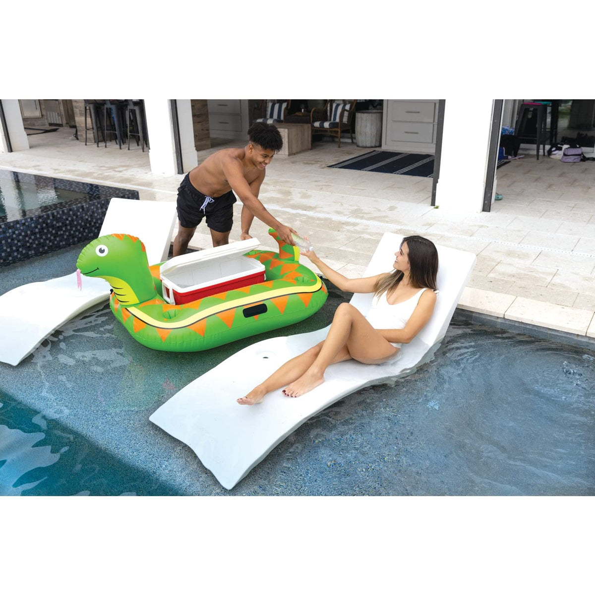 Inflatable Floating Drink Cooler 46 qt F40068