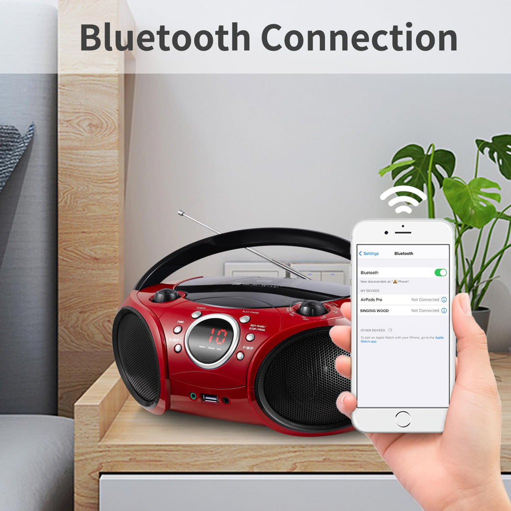 Portable CD Player Boombox N963305