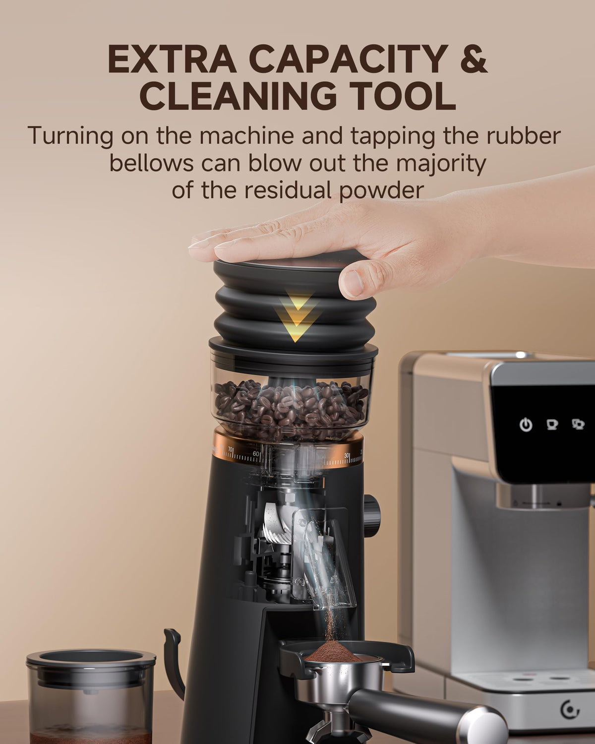 Single Dose Coffee Grinder 40mm Burr Q74153
