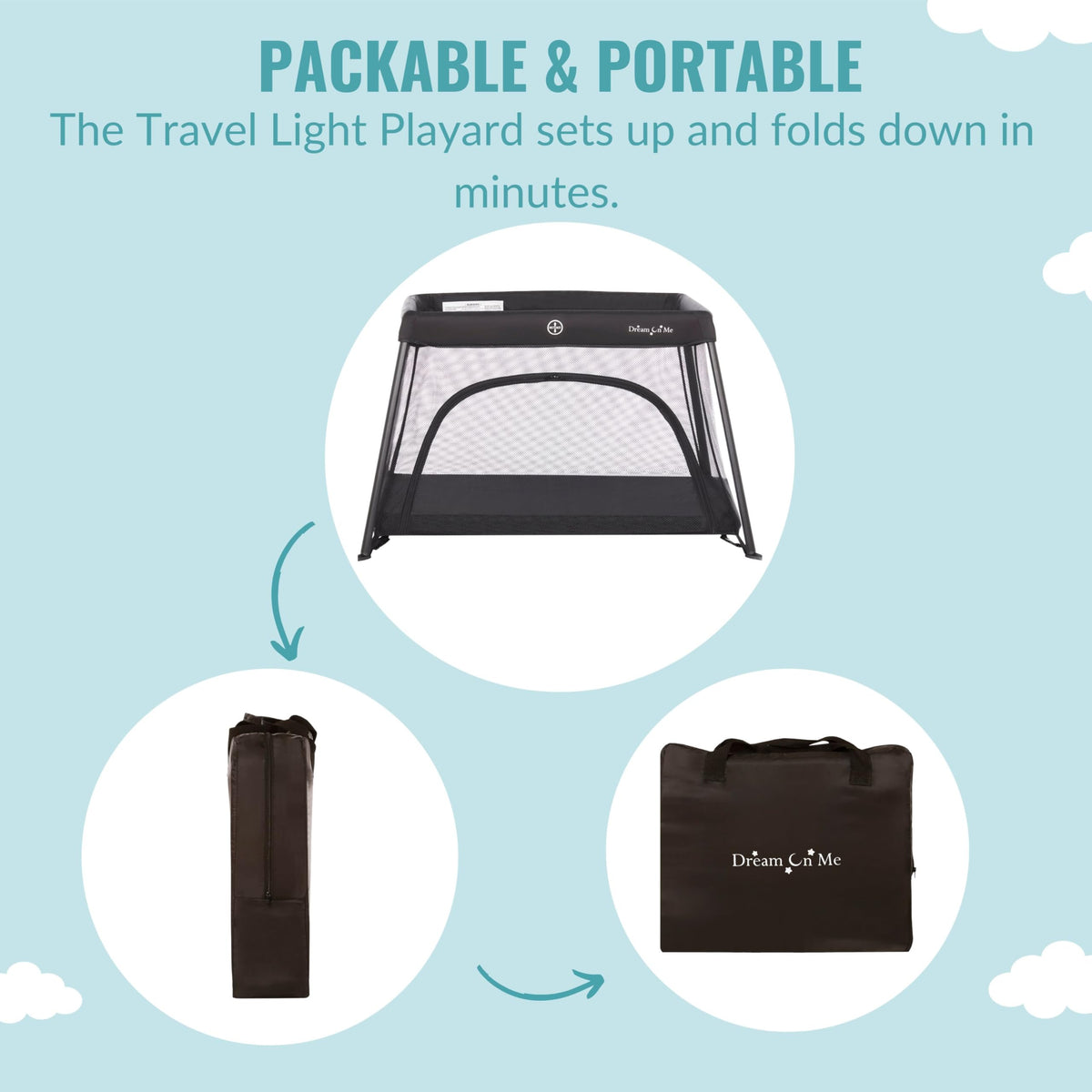 Black Playard with Travel Bag W614670