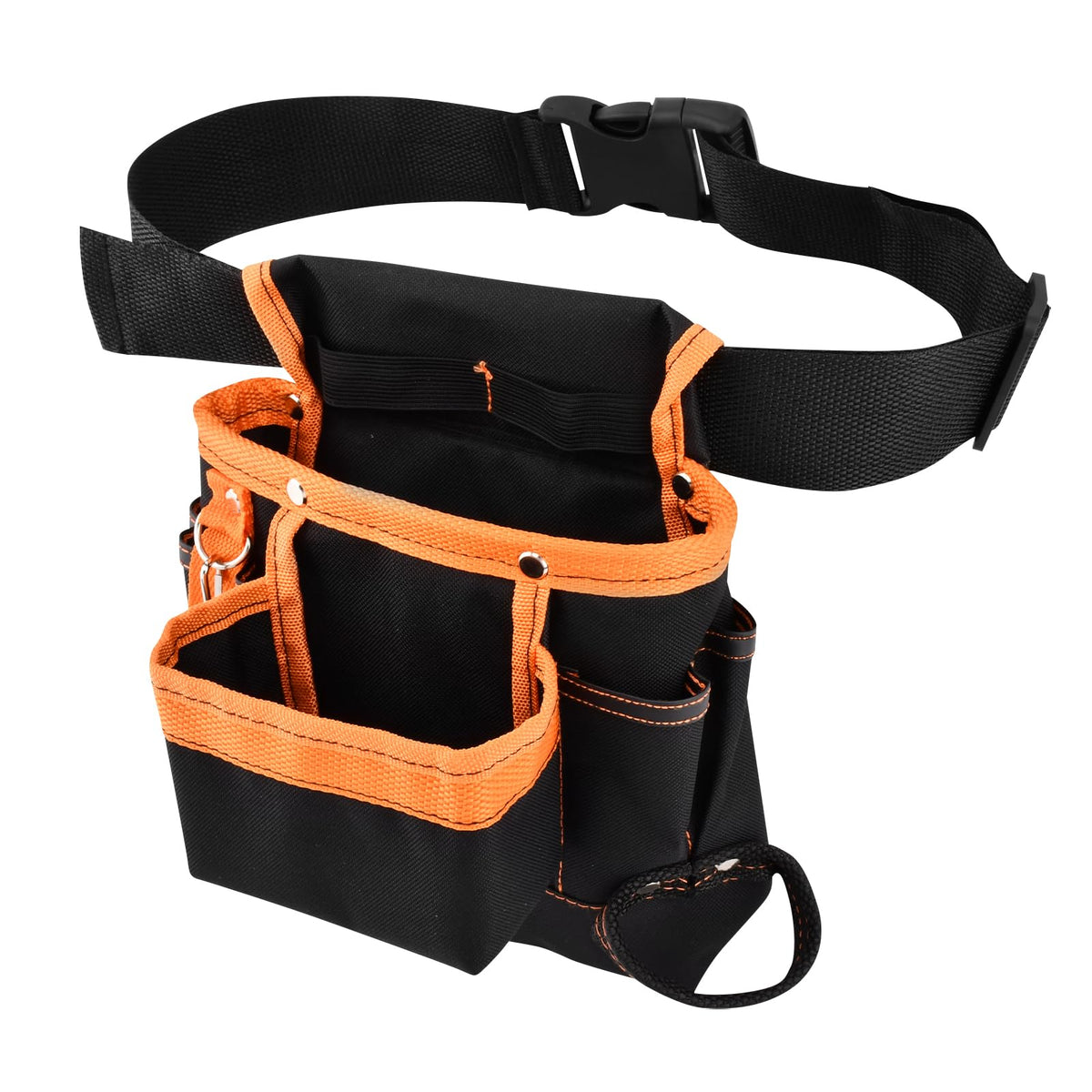8 Pockets Tool Pouch Utility Waist Bag with Adjustable Belt T125