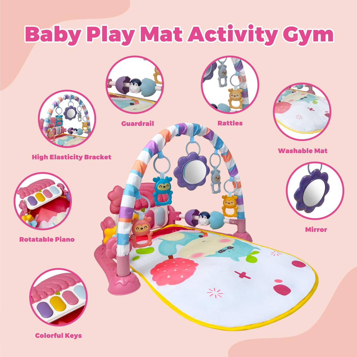 Baby Gym Play Mat and Bath Toys M473168