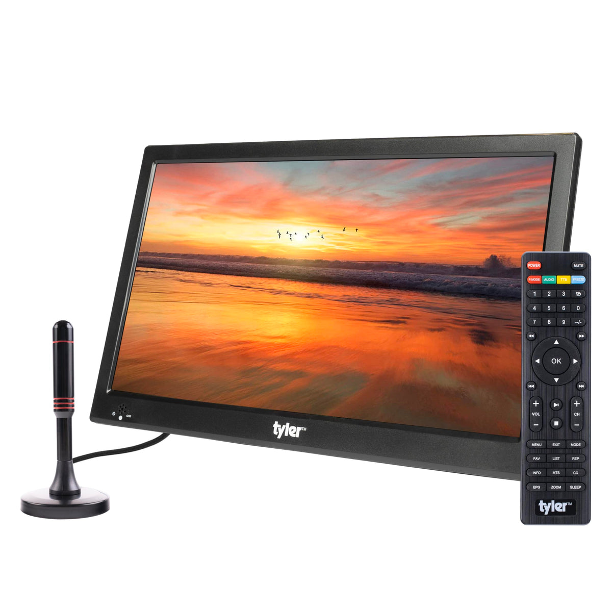 16" Portable LCD TV Battery Powered Wireless Capability HD-TV X878831