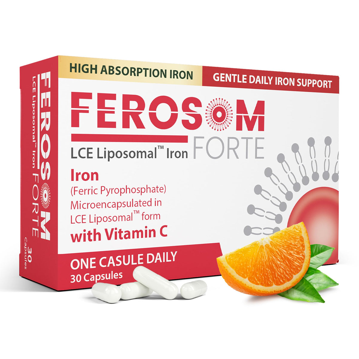 Iron Supplement 30 mg, 30 Capsules Z23480