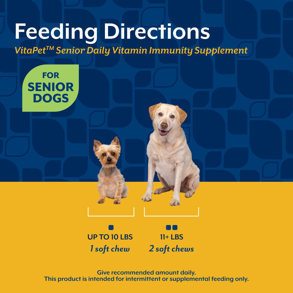 Senior Daily Vitamin Dog Supplements 120 Ct I716949