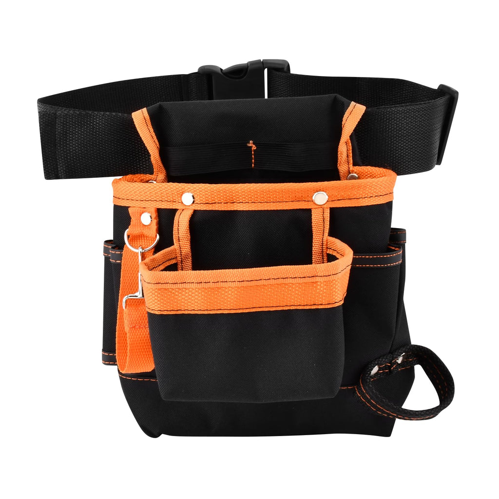 8 Pockets Tool Pouch Utility Waist Bag with Adjustable Belt T125