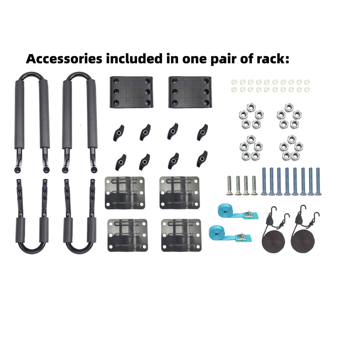 Heavy Duty Kayak Rack with Ratchet Tie J320270
