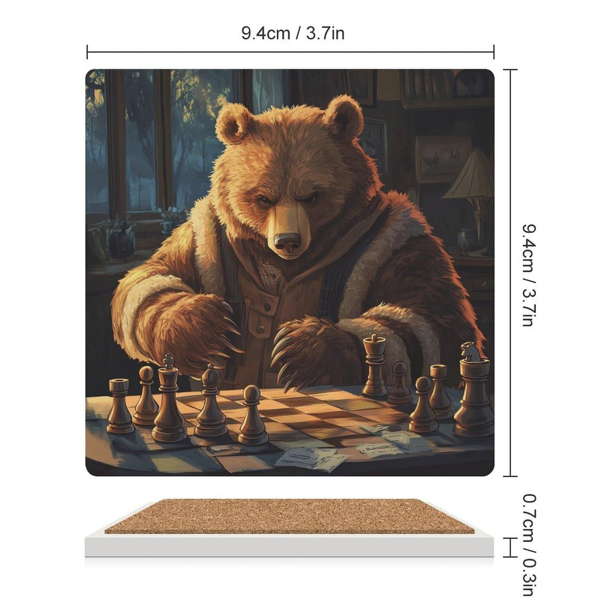Ceramic Coasters Set B483343