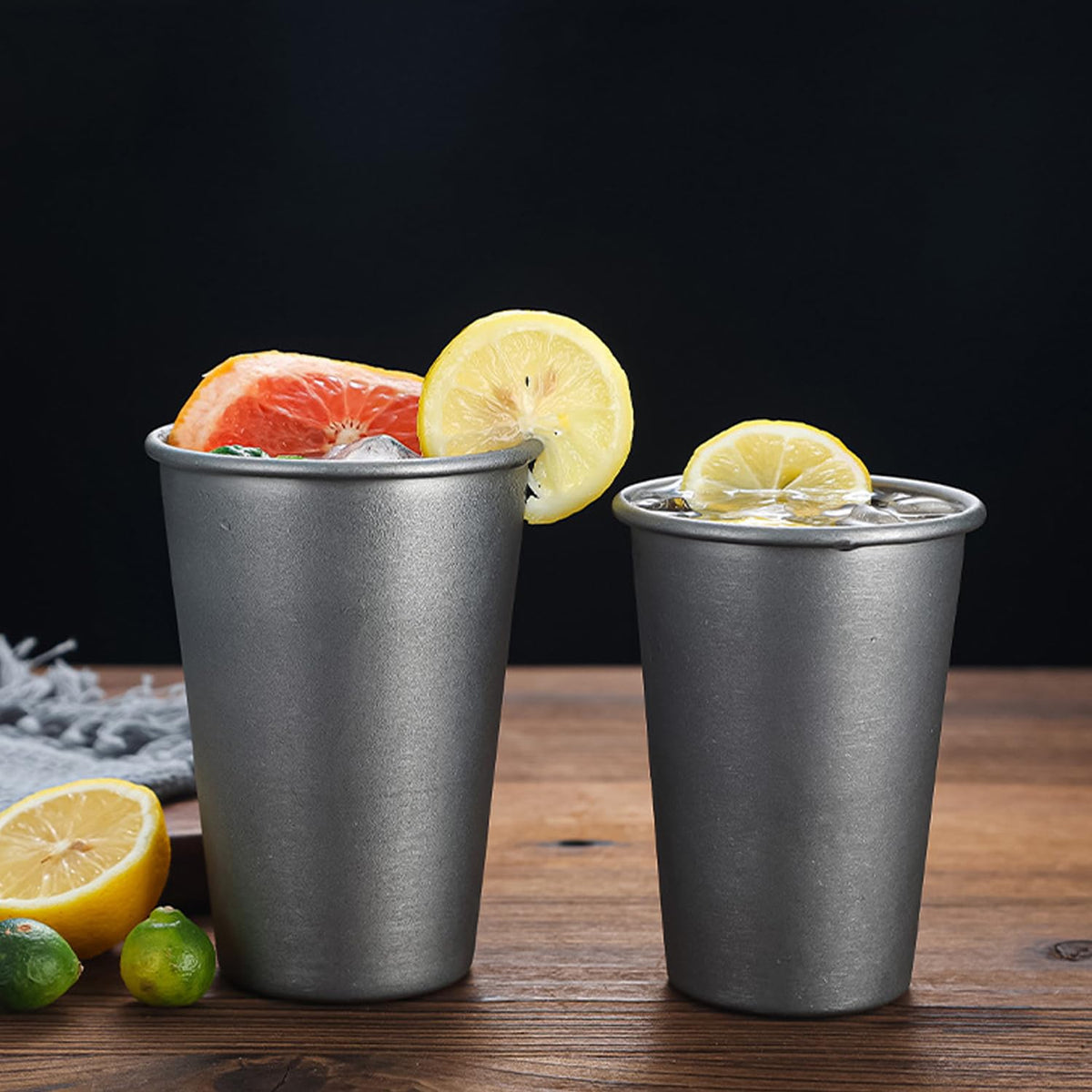 2 Pack Stainless Steel Camping Cup B219