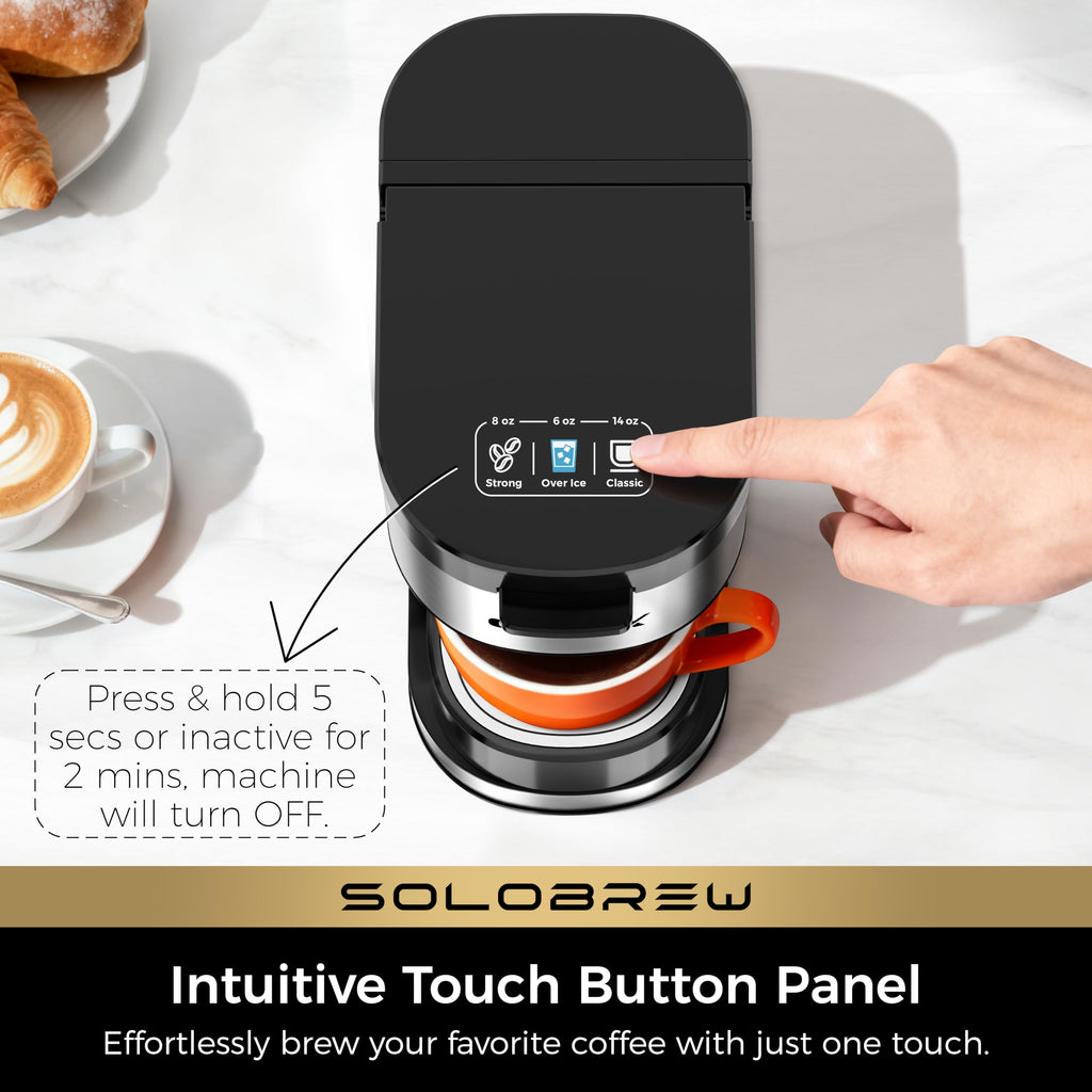 Single Serve Coffee Maker with Ground Filter L1868