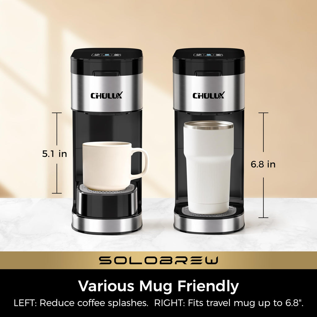 Single Serve Coffee Maker with Ground Filter L1868
