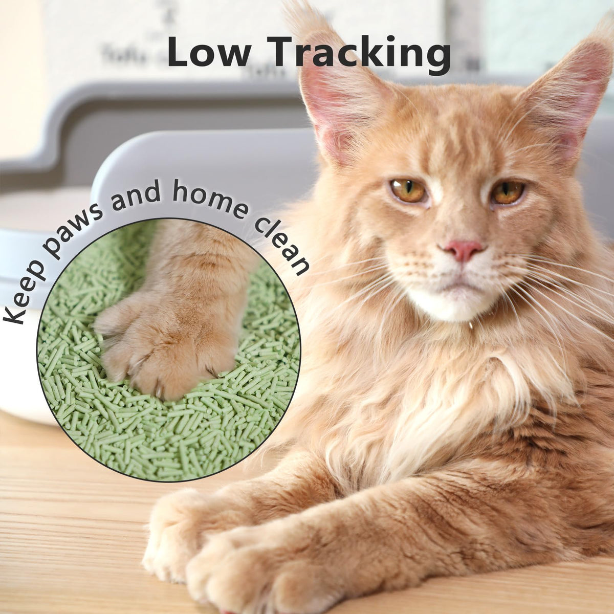 Flushable Tofu Cat Litter 24LB H866407
