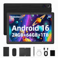 Android 16 10 Inch Tablet with Keyboard Mouse Pen Protective Case A314714