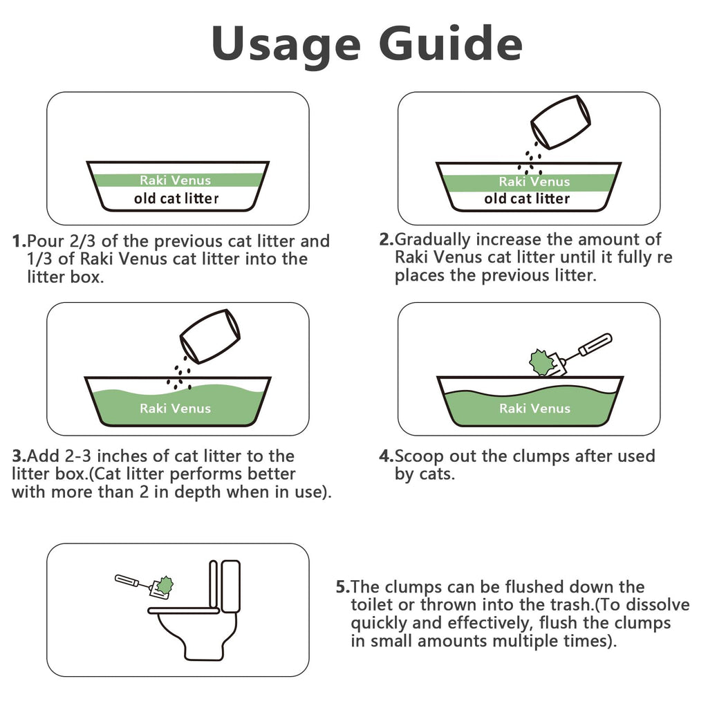 Flushable Tofu Cat Litter 24LB H866407