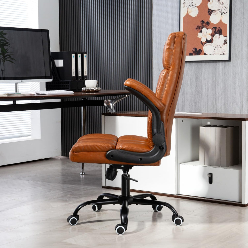 Executive Office Chair, PU Leather Ergonomic Desk Chair Z105