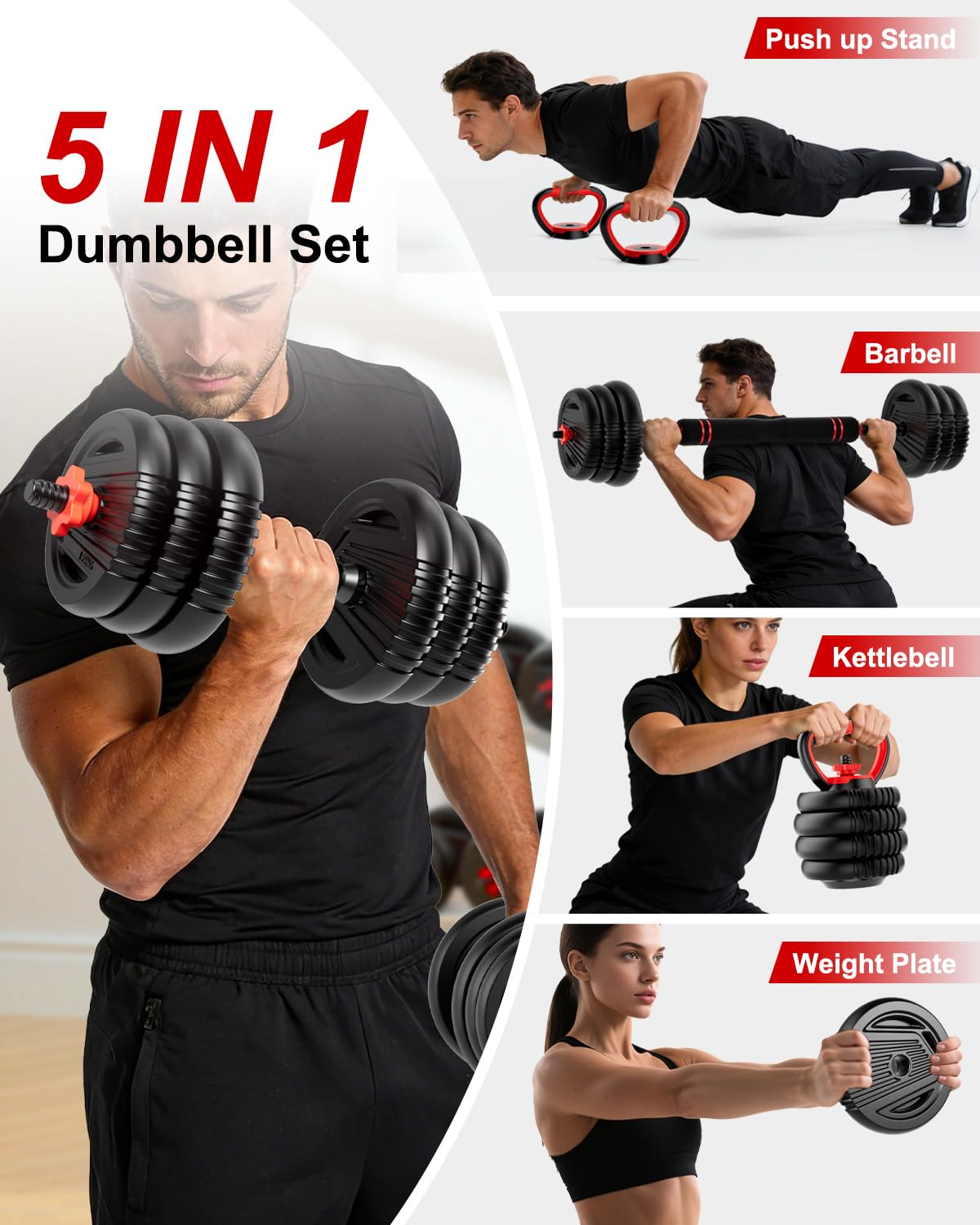 Adjustable Dumbbell Free Weight Set R9825