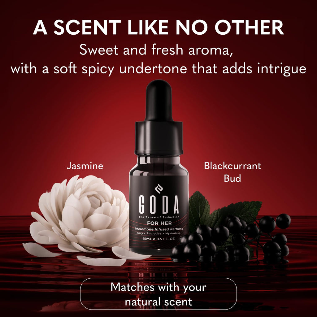 Pheromones Perfume + Silk Body Oil Bundle Floral Fragrance with Jasmine & Rose Hydrating Body Oil 100ml Vegan L2866