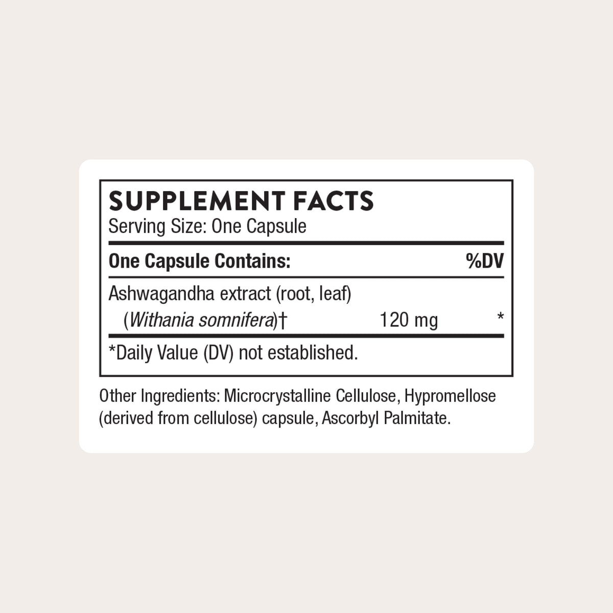 Ashwagandha Extract 30 Capsules Q822