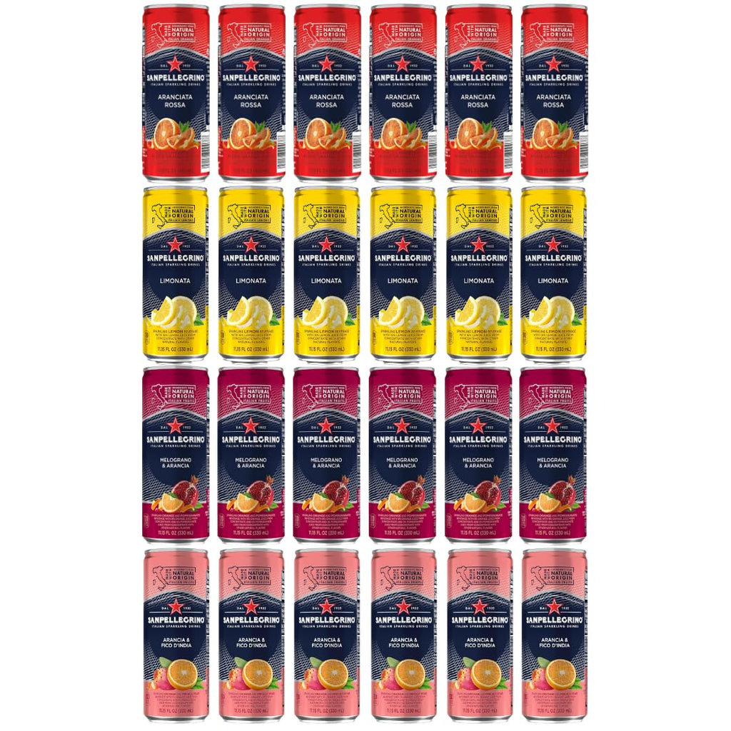 Sparkling Fruit Beverages Variety Pack, 11.15 fl oz Cans, 24 Pack V57640