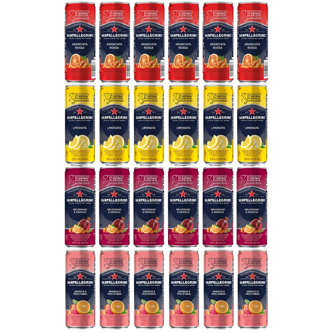 Sparkling Fruit Beverages Variety Pack, 11.15 fl oz Cans, 24 Pack V57640