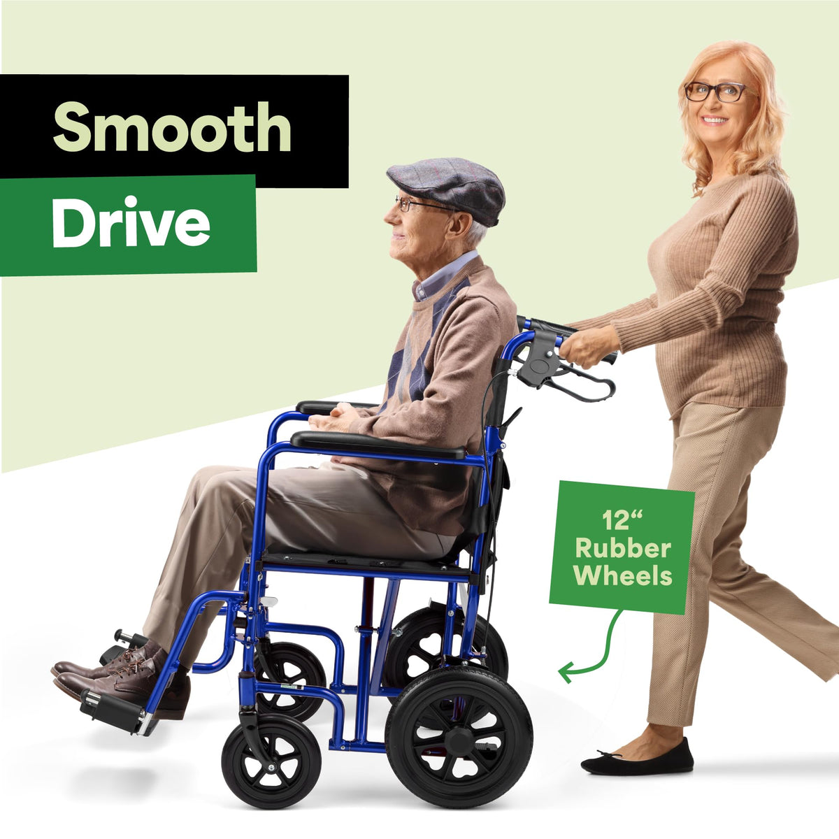 Lightweight Folding Wheelchair with Hand Brakes G410