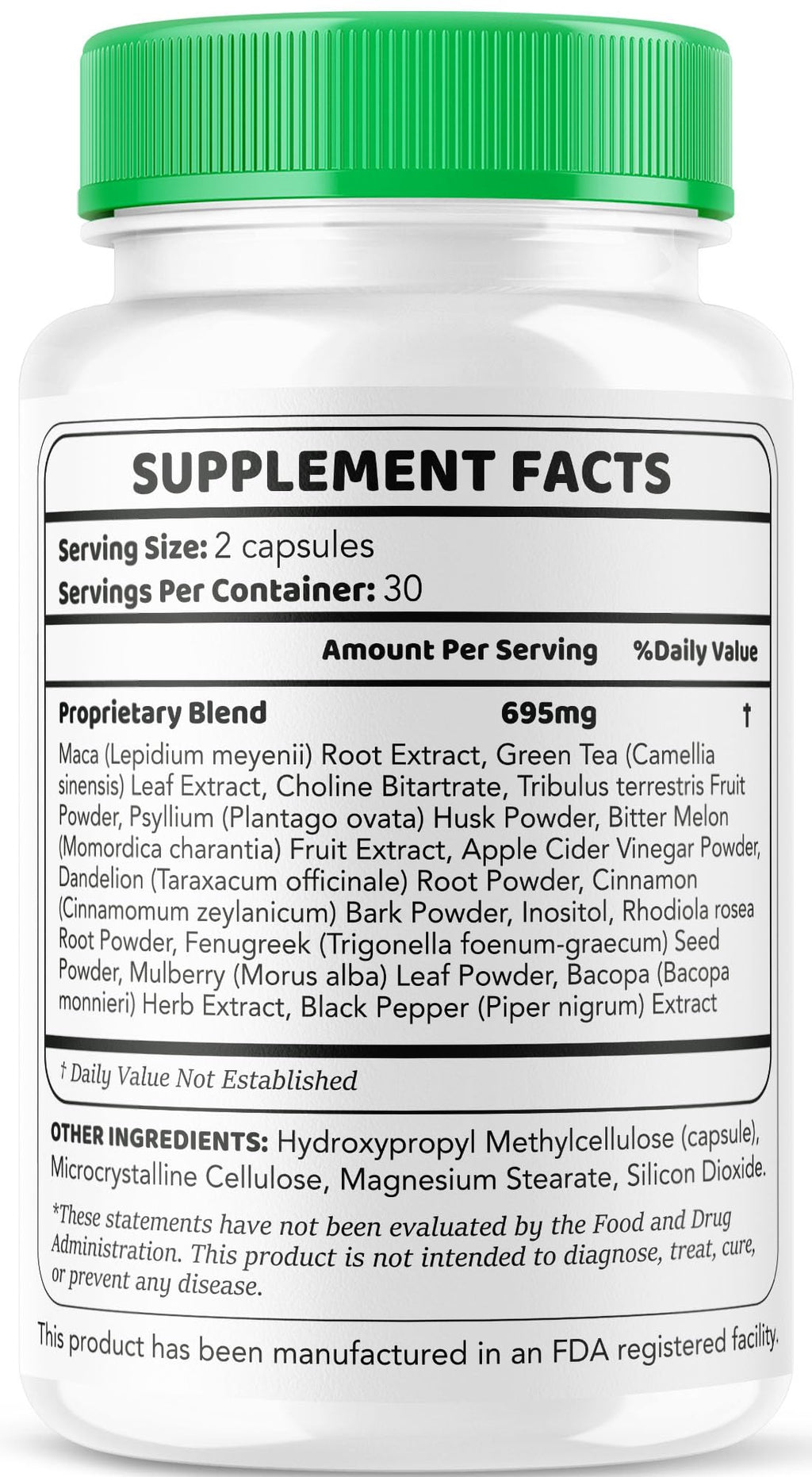 All Natural Capsules, 180 Capsules J4315