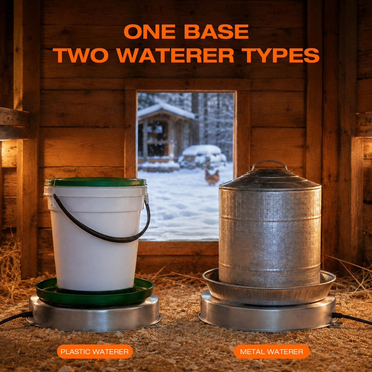 Heated Chicken Waterer 13 Inches W4462