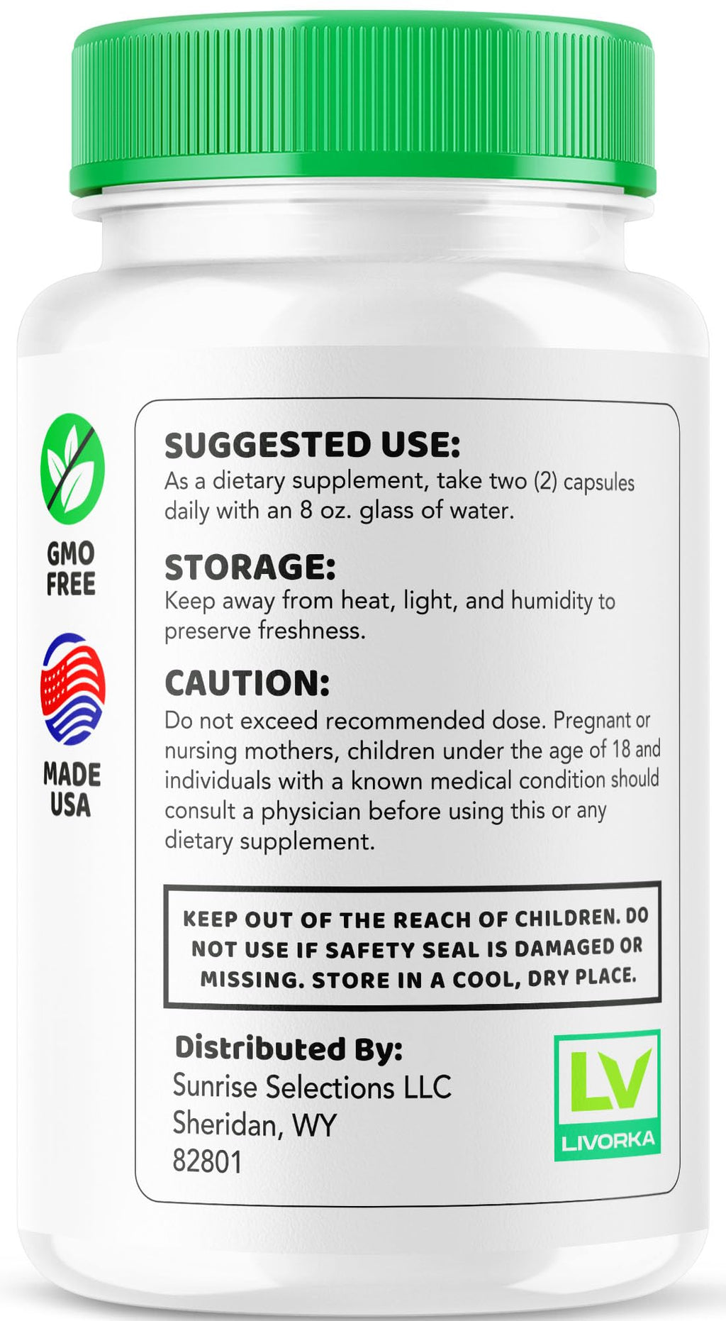 All Natural Capsules, 180 Capsules J4315