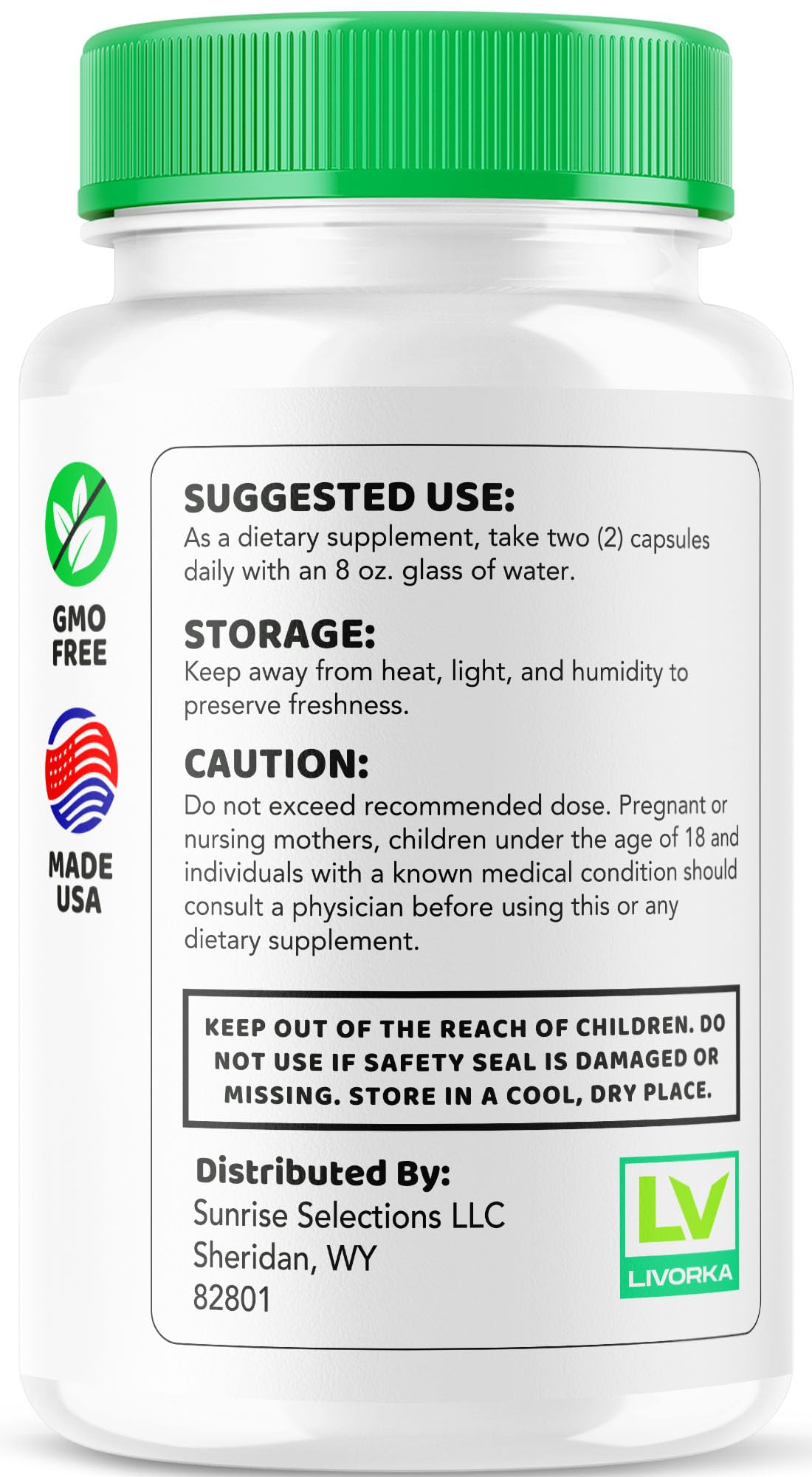 All Natural Capsules, 180 Capsules J4315