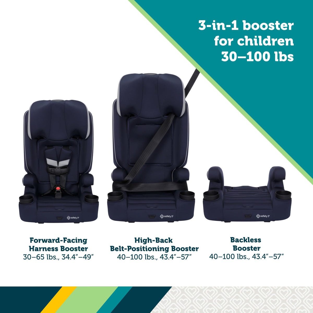 3-in-1 Booster Car Seat E483