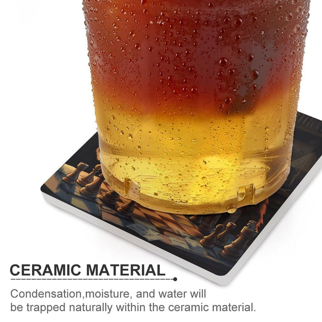 Ceramic Coasters Set B483343