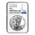 2017 $1 American Silver Eagle Coin MS70 D8041