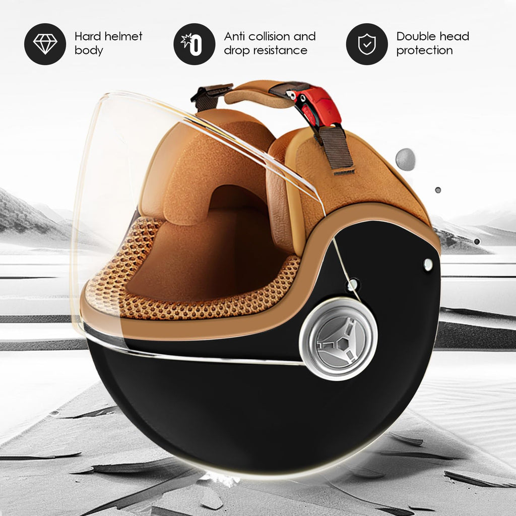 Kids 3/4 Open Face Motorcycle Helmet R6654