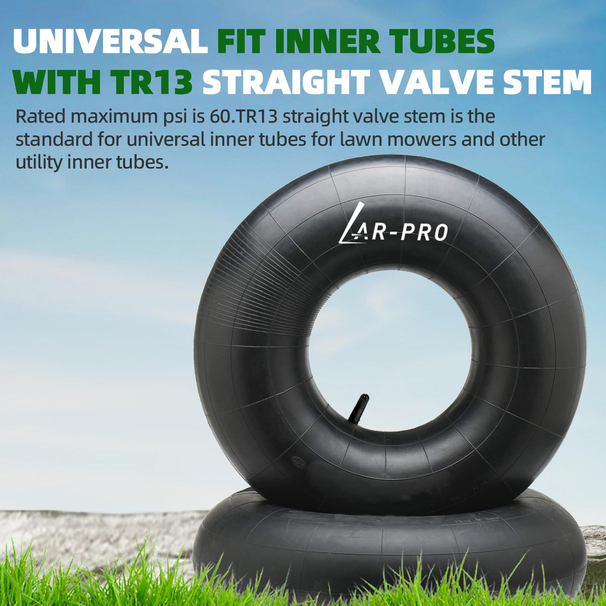 20x8.00-8 and 20x10.00-8 with 15x6.00-6 Inner Tubes, TR-13 X319234
