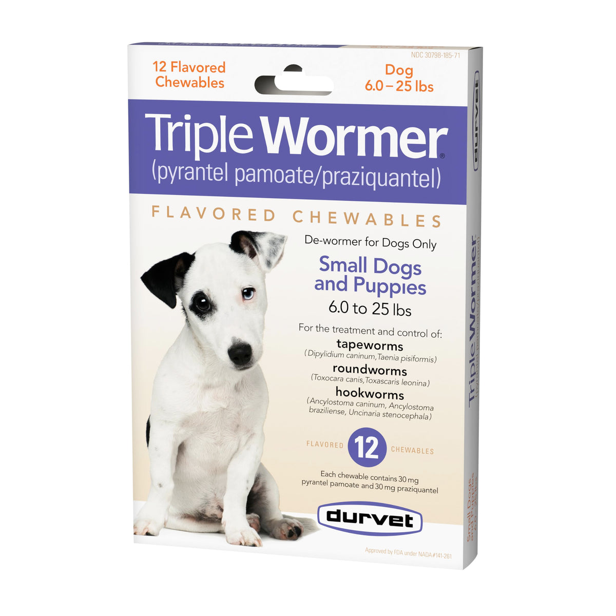 Triple Wormer Tablets for Puppies and Small Dogs W944