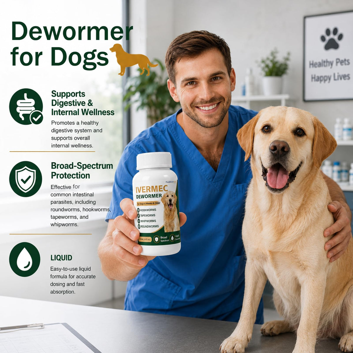 Broad Spectrum Dog Dewormer J53685