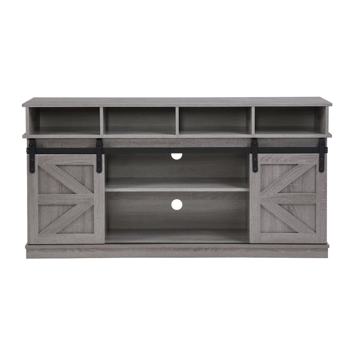 Grey Sliding Barn Door TV Stand N6997