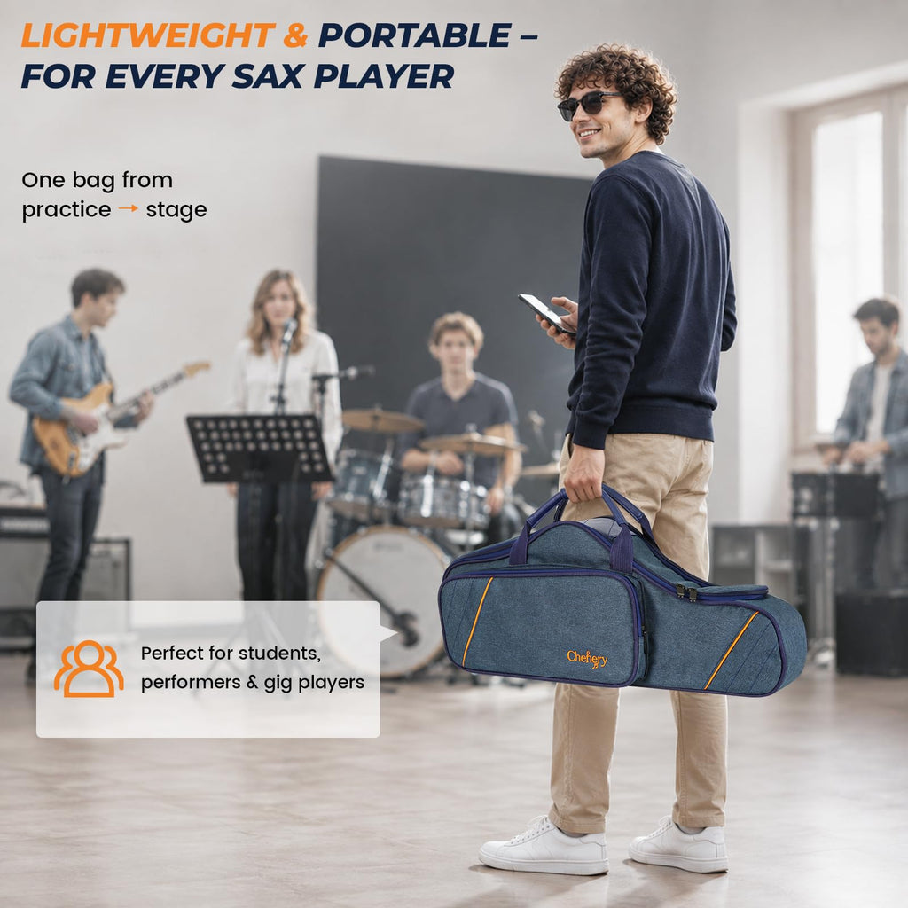 Blue Padded Alto Saxophone Case Q38610