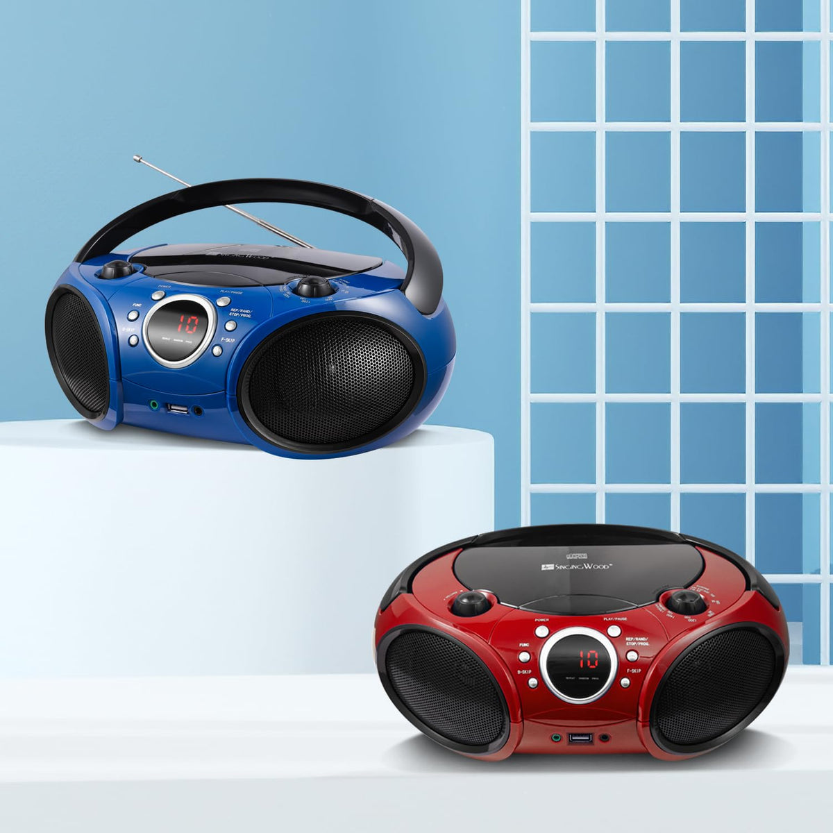 Portable CD Player Boombox N963305