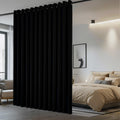 Black Room Divider Curtain 7' x 8.3' 1 Panel N741