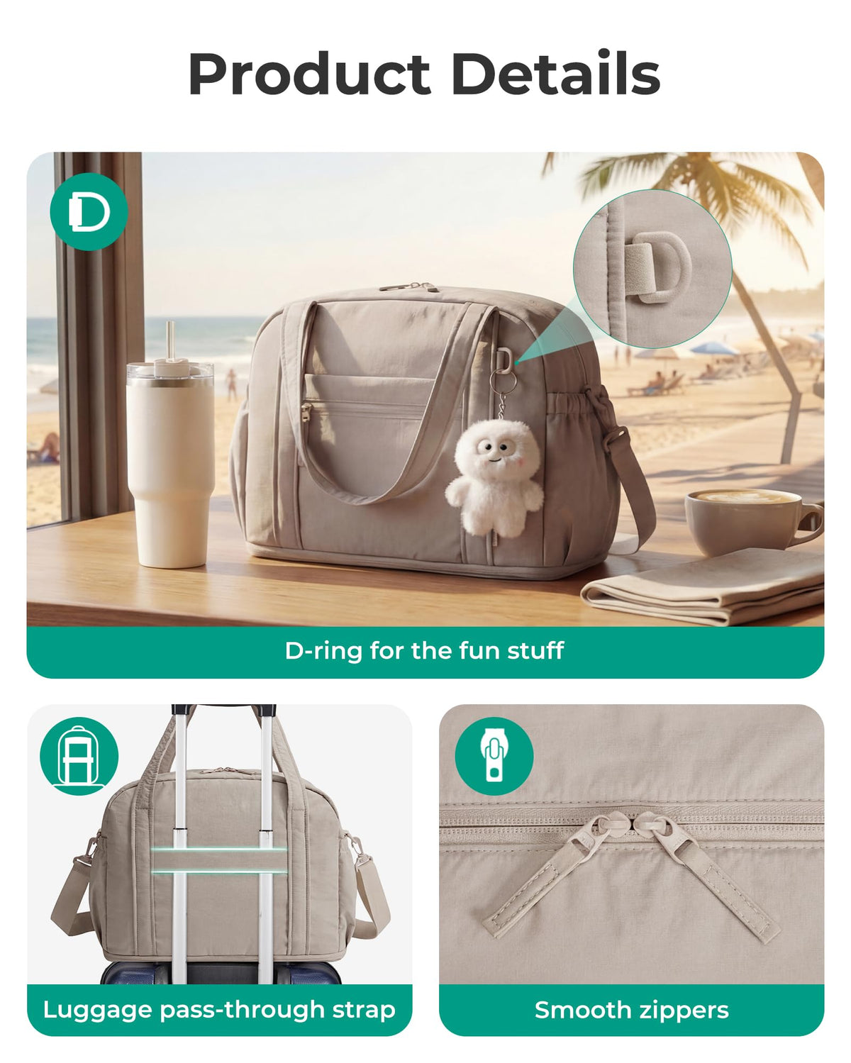 Expandable Travel Duffel Bag Set W540