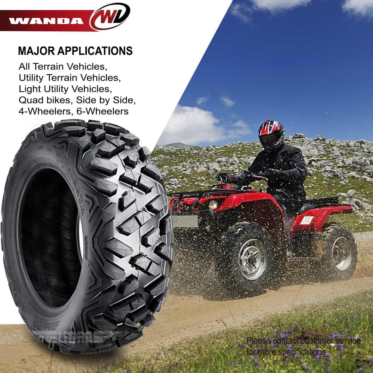 2 ATV Tires 19x7-8 G785
