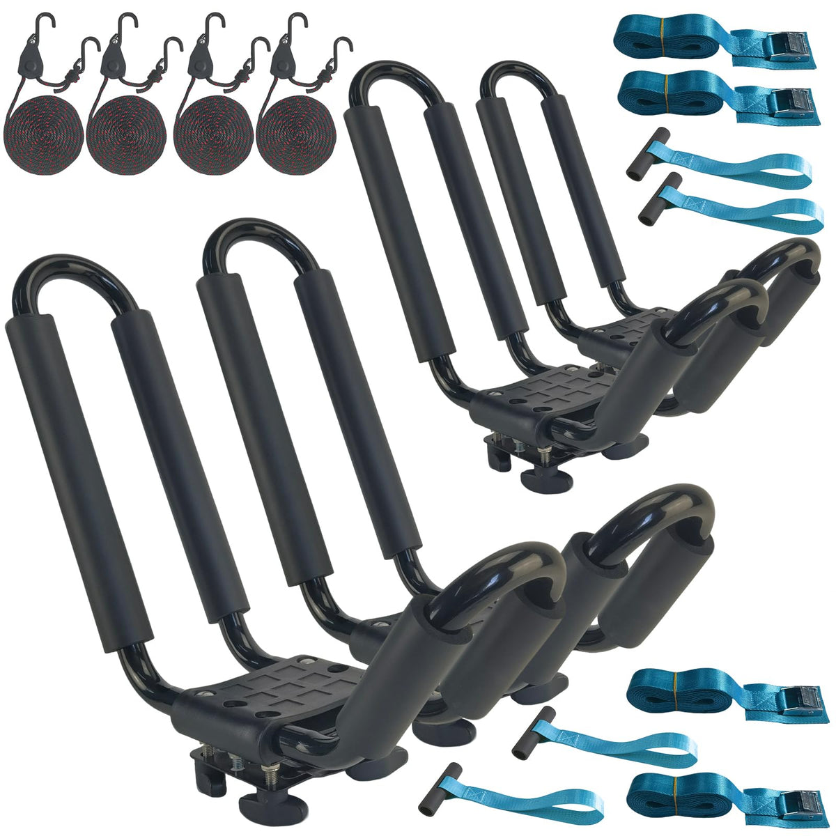 Heavy Duty Kayak Rack with Ratchet Tie J320270