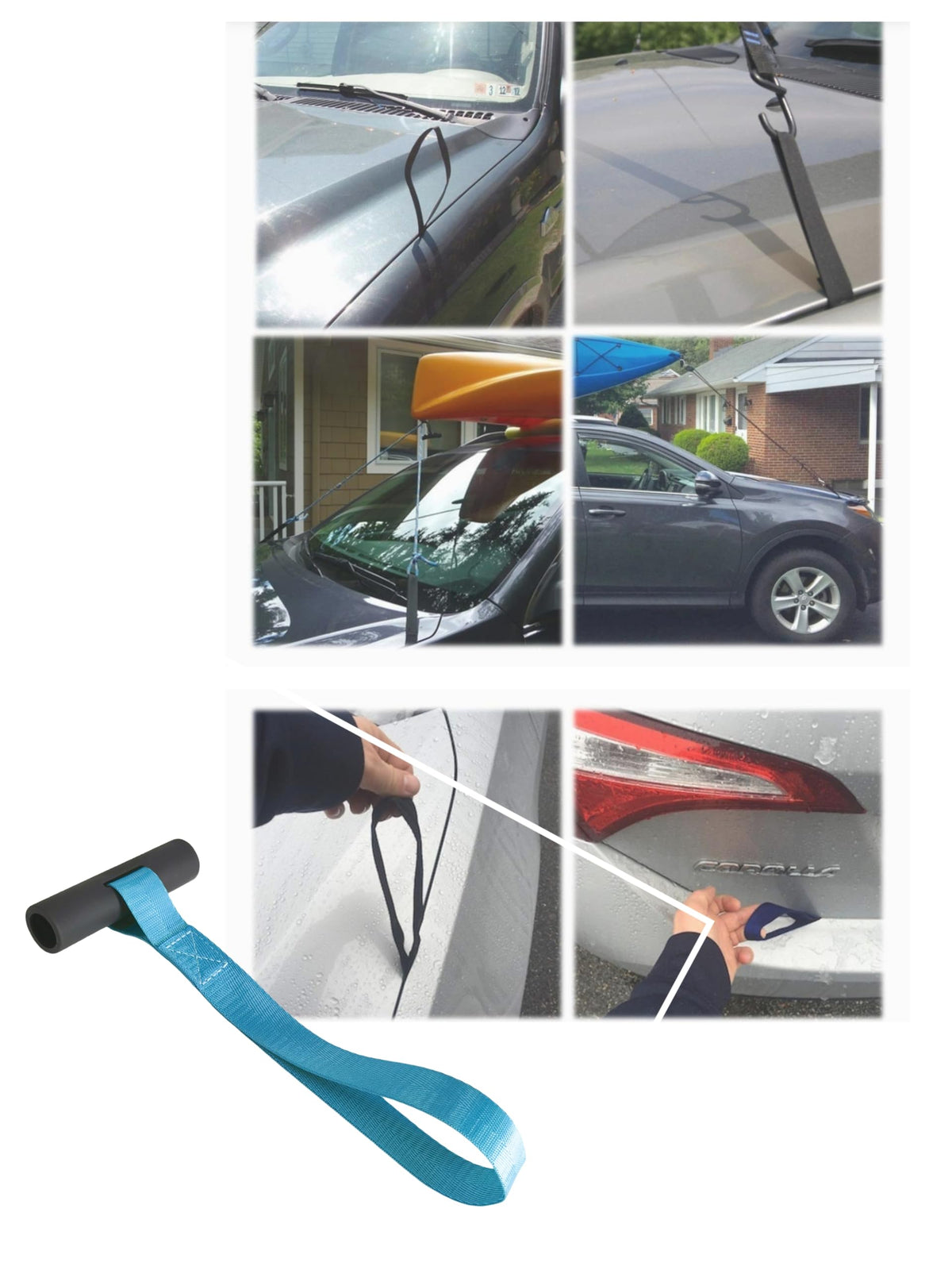 Heavy Duty Kayak Rack with Ratchet Tie J320270