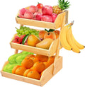 3 Tier Natural Bamboo Fruit Basket Y805